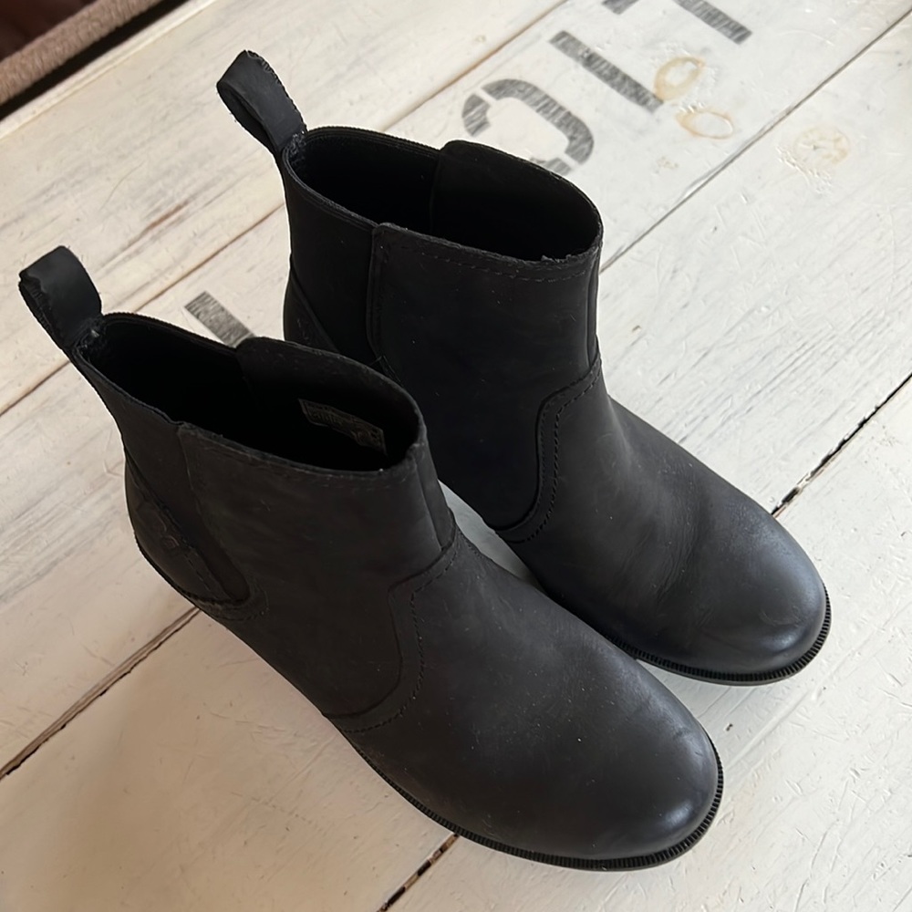 Teva Womens Anaya Black Leather Chelsea Boot
